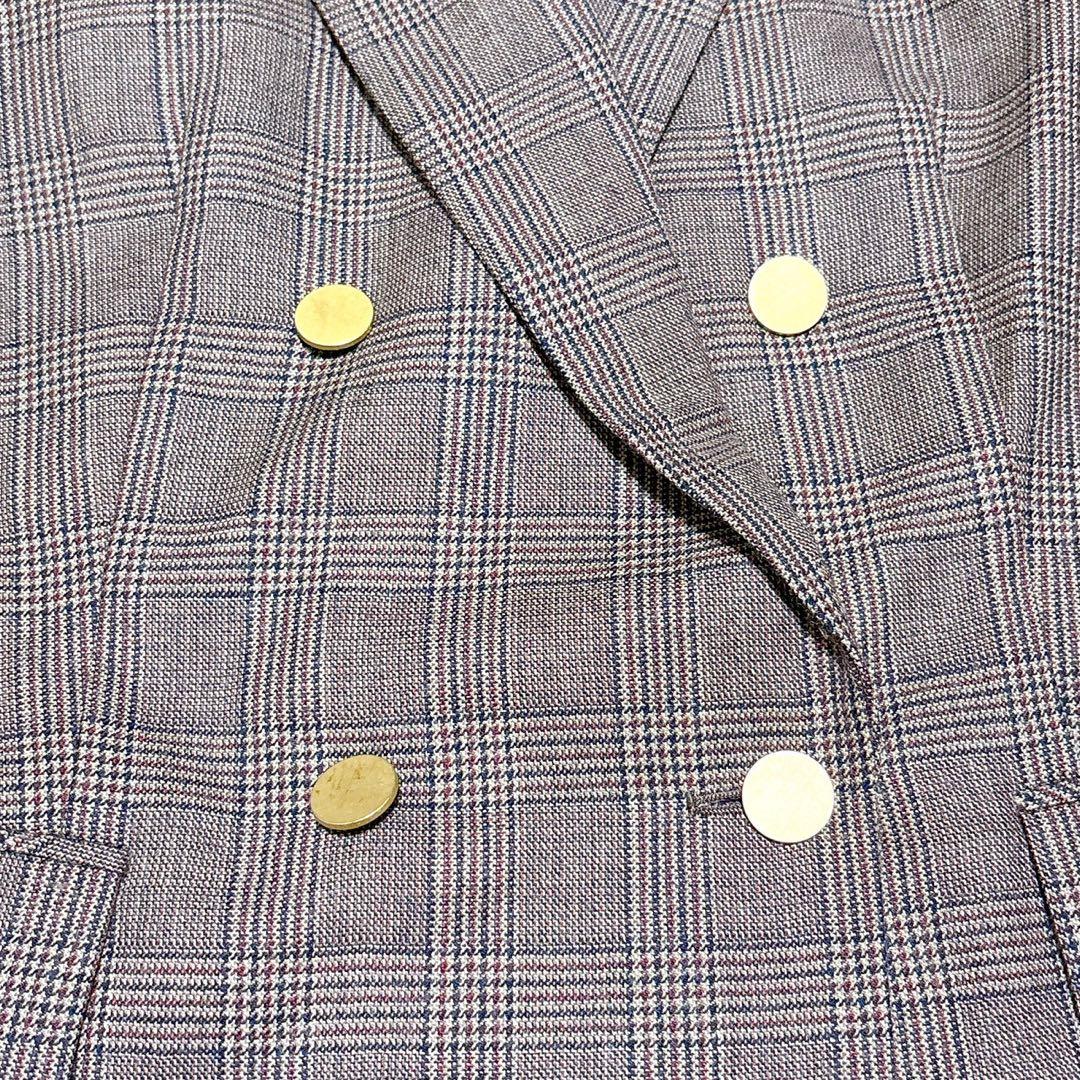 allureville ダブルブレスト テーラードジャケット (1) ブラウン系