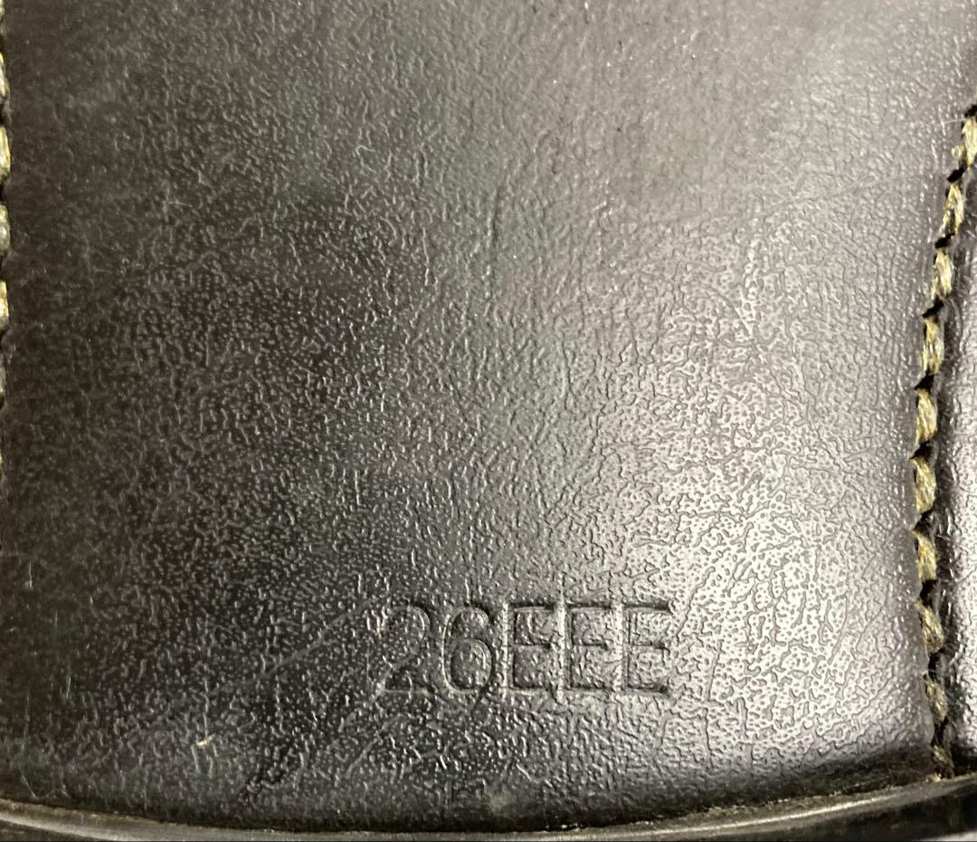 REGAL リーガル ウィングタッセルローファー ブラック レザー 26EEE