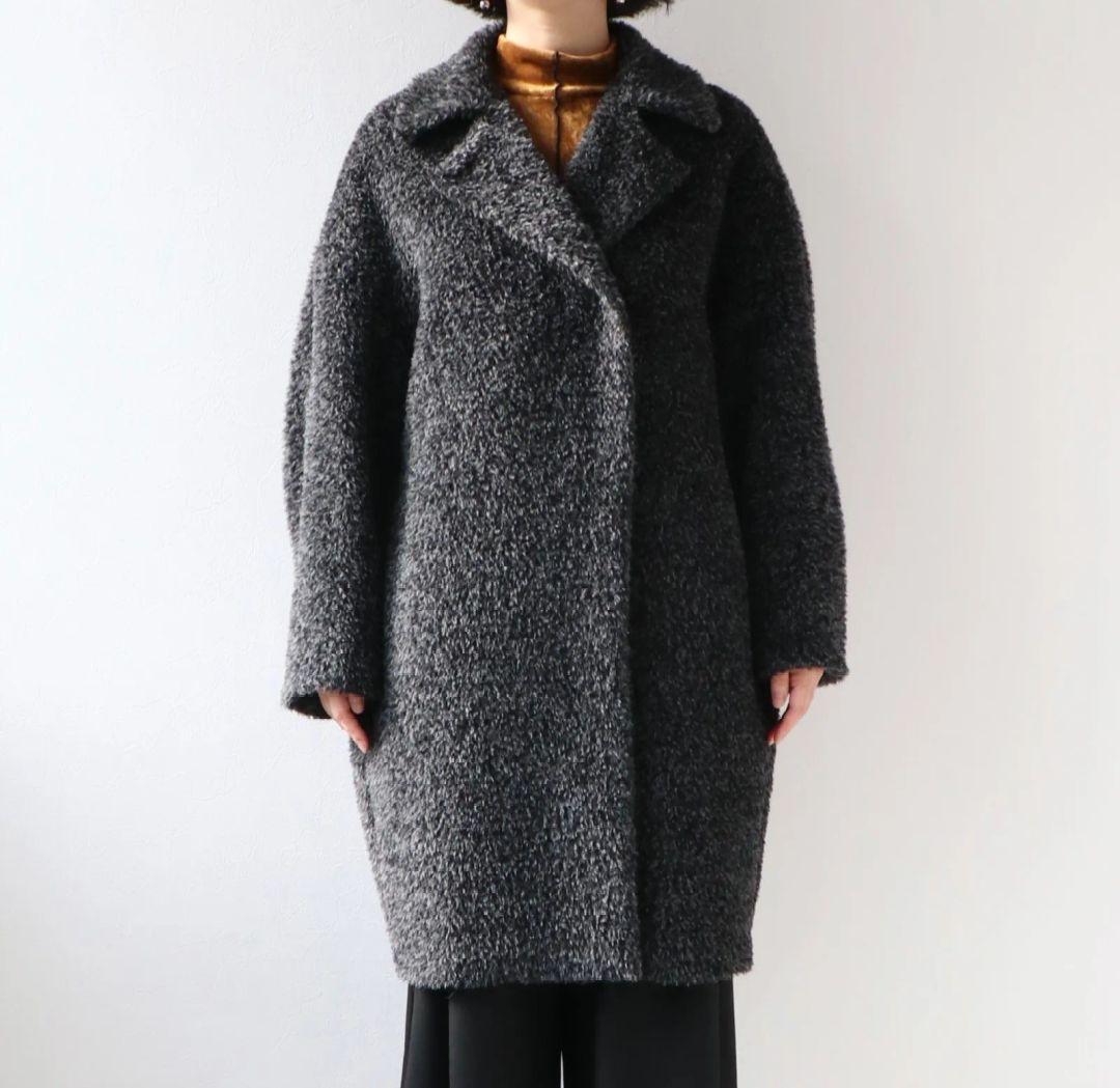 美品✨Max Mara STUDIO　テディベア　コクーンコート　アルパカウール