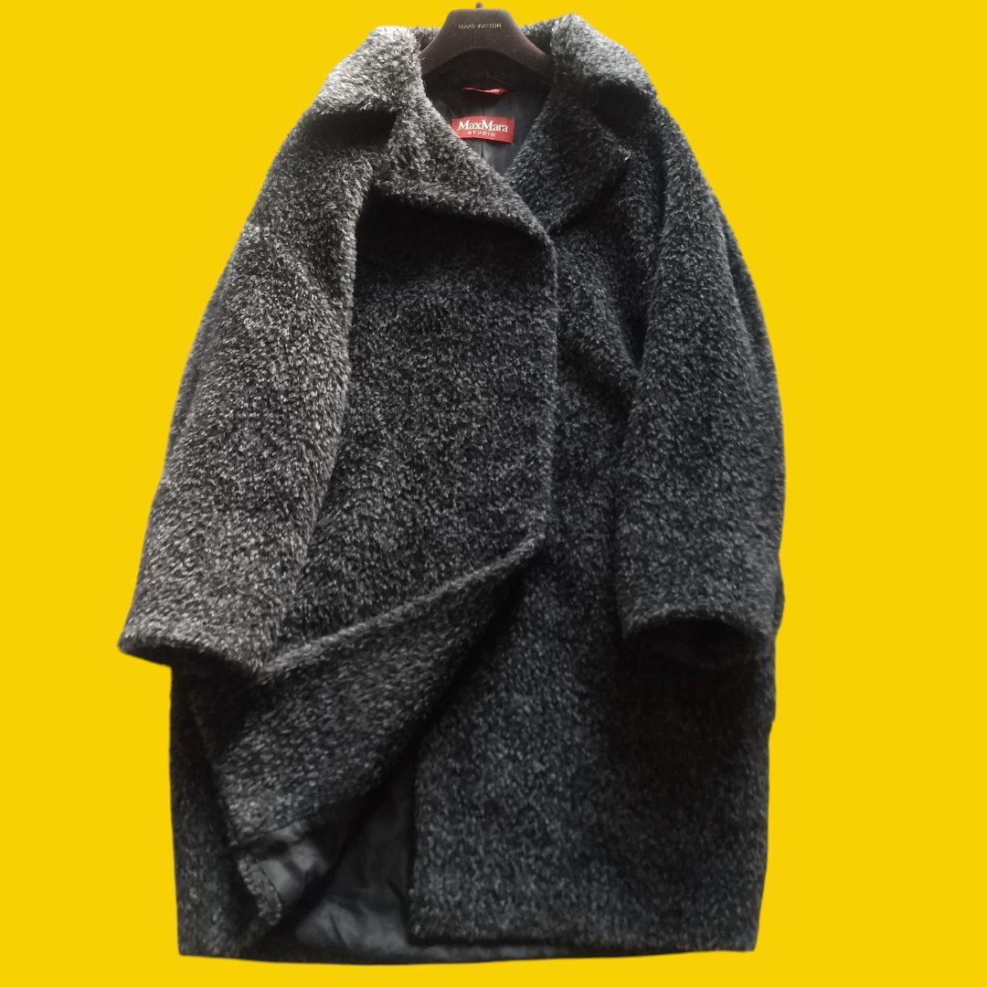 美品✨Max Mara STUDIO　テディベア　コクーンコート　アルパカウール
