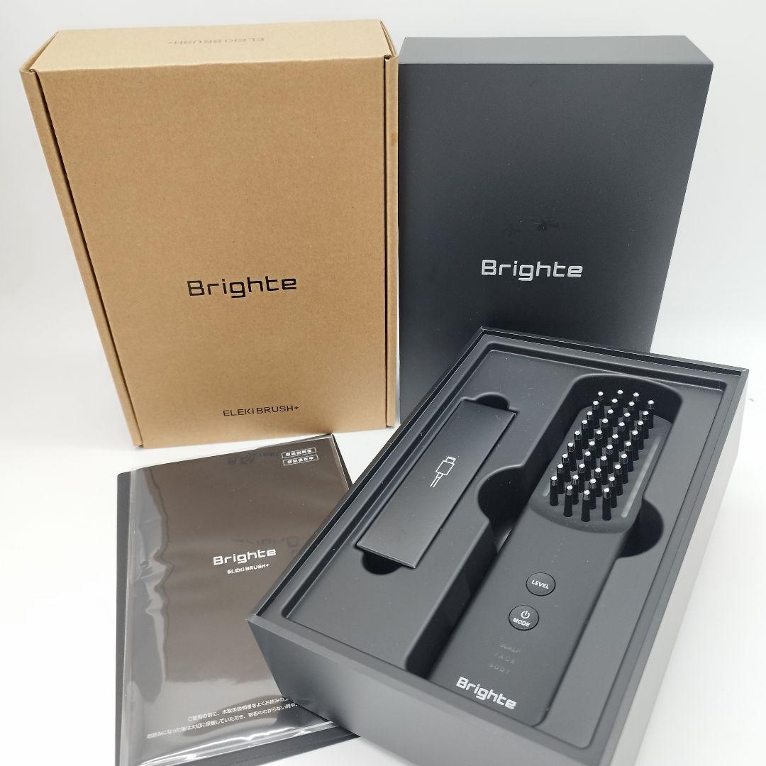【美品】ELEKI BRUSH+　ブライト　エレキブラシ+　美顔器　EMS