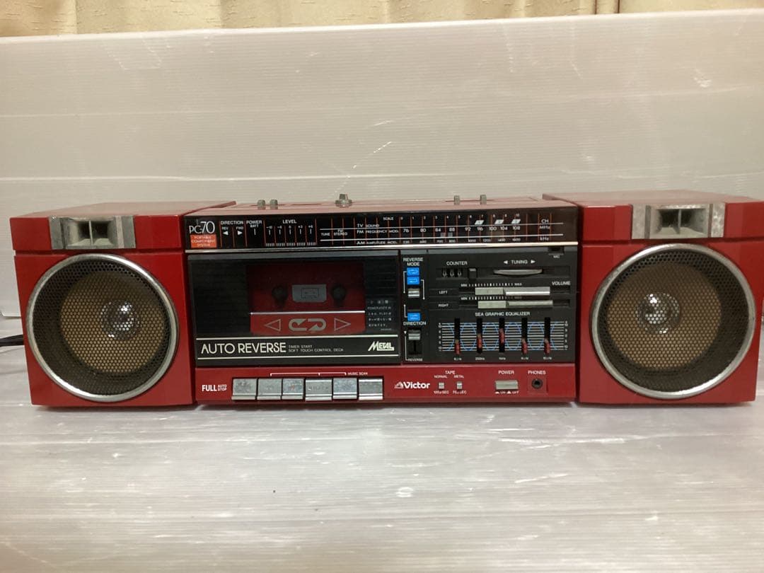 ★Victor PC-70 オートリバースラジカセ