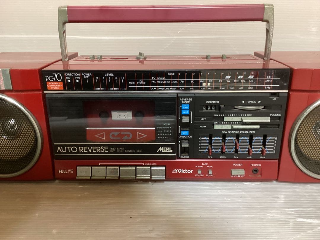 ★Victor PC-70 オートリバースラジカセ