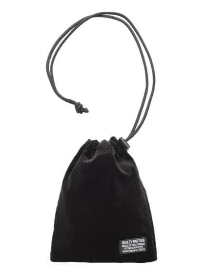 ワコマリア ベルベットドローストリングバッグ 新品