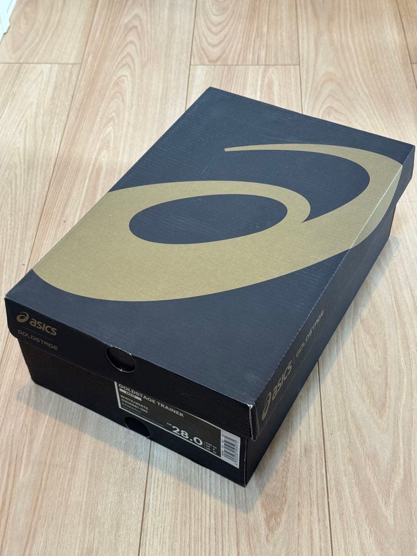【新品未使用】28cm (白)アシックス/GOLDSTAGE TRAINER