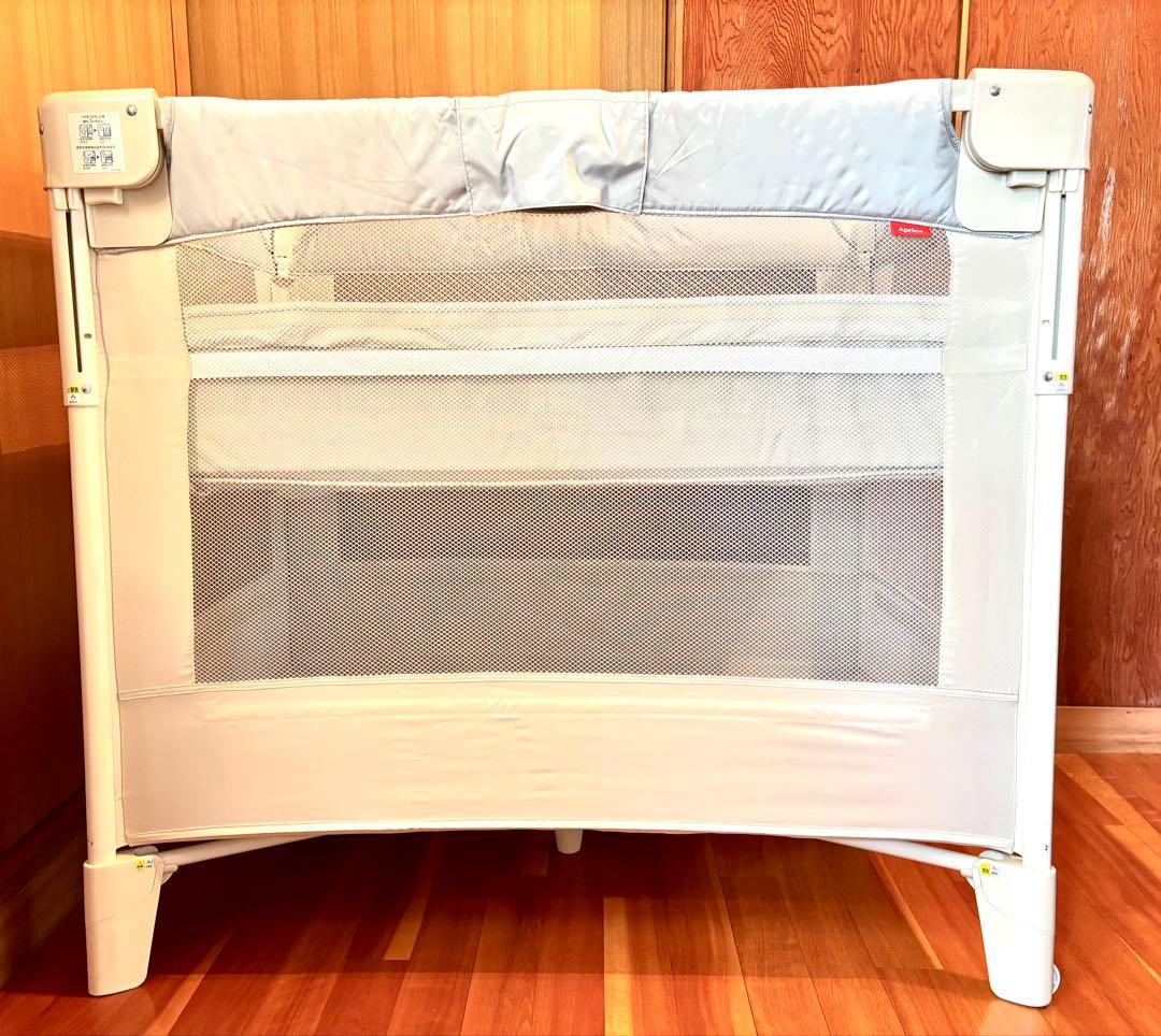 Aprica ベビーベッド ココネルエアー 折りたたみ収納可能