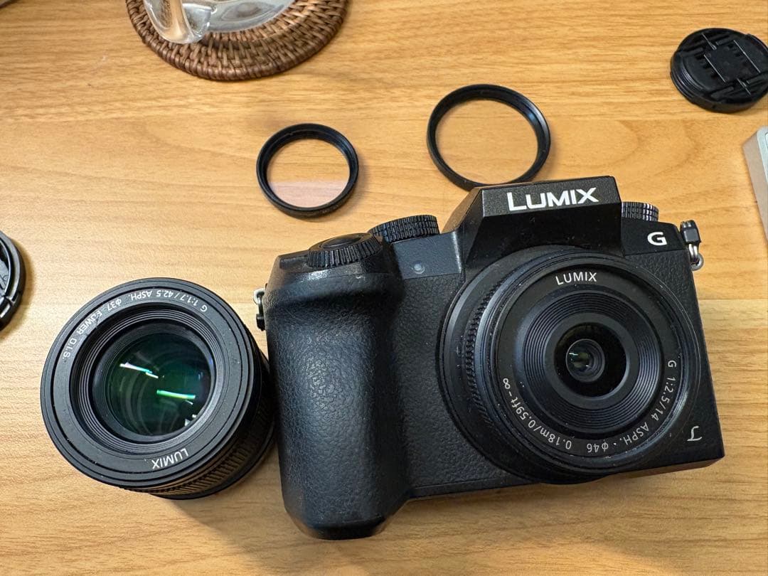 LUMIX ミラーレス一眼カメラ ルミックス G7＋レンズ2本セット