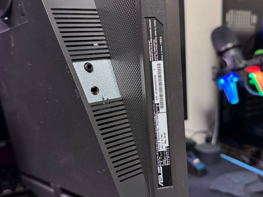 ASUS ROG TRIX PG278QR 27inchゲーミングモニター