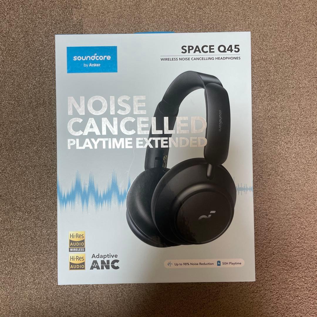【美品】Soundcore SPACE Q45 ワイヤレスヘッドホン