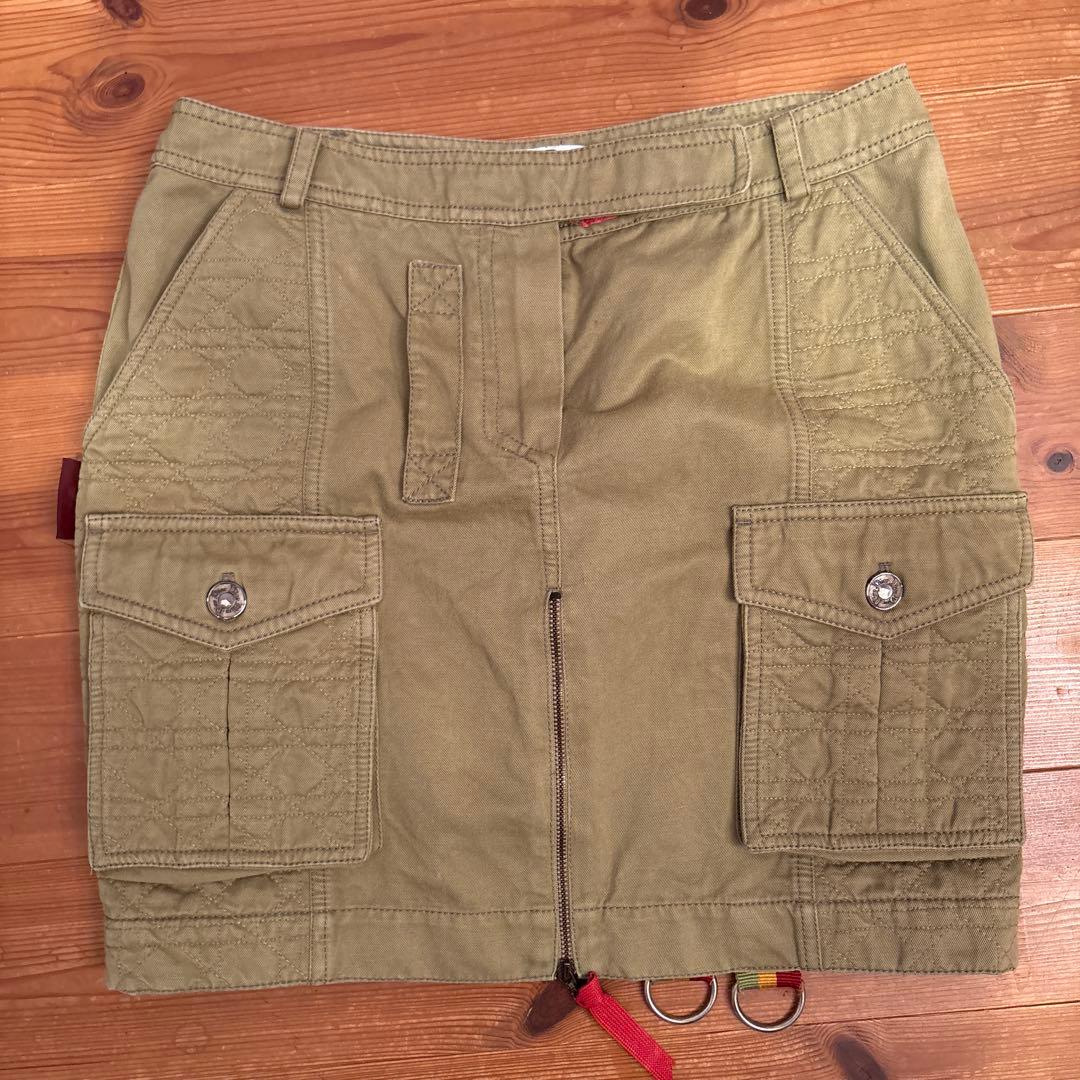 Dior キルティングタイトスカート