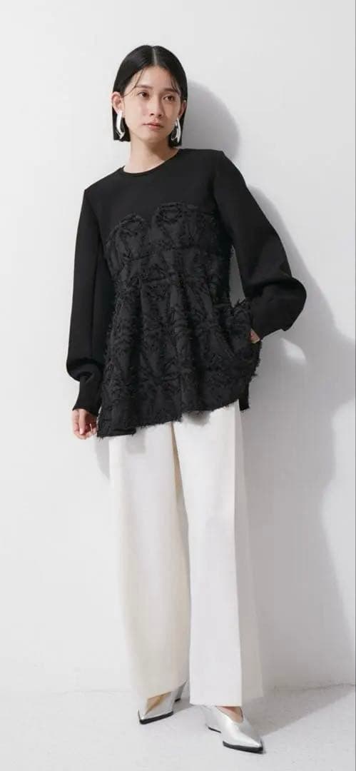 アダムエロペ　ジャカードビスチェコンビ　プルオーバー