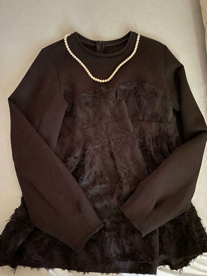 アダムエロペ　ジャカードビスチェコンビ　プルオーバー