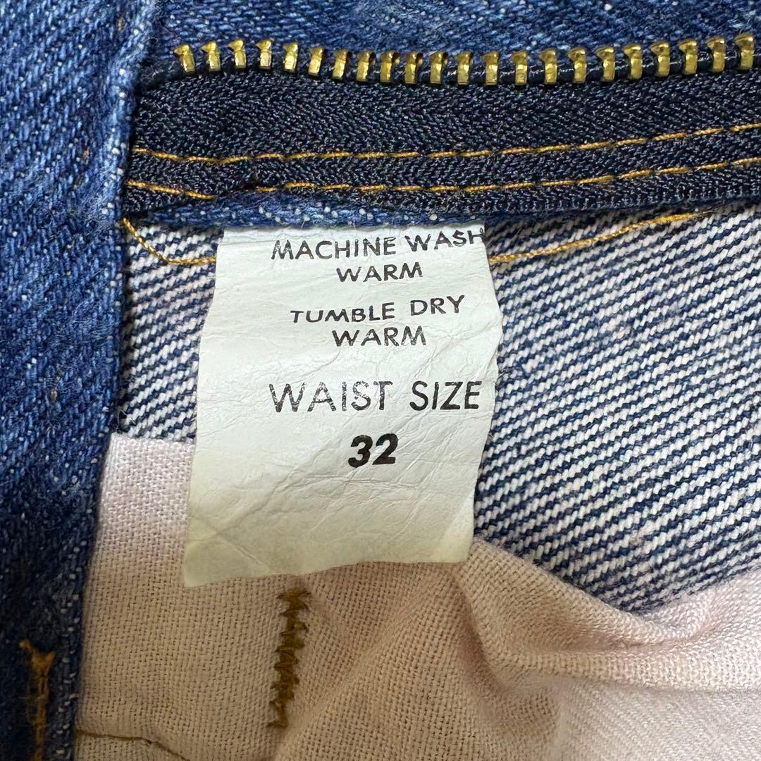 希少 80s BEN DAVIS ワークパンツ インディゴ USA製 W32