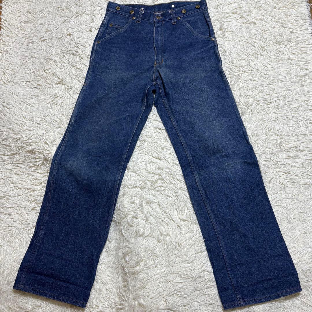 希少 80s BEN DAVIS ワークパンツ インディゴ USA製 W32