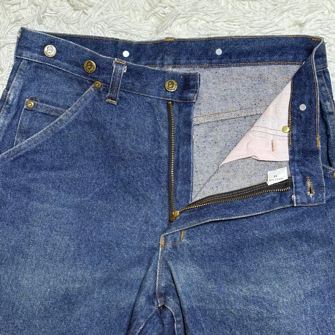 希少 80s BEN DAVIS ワークパンツ インディゴ USA製 W32