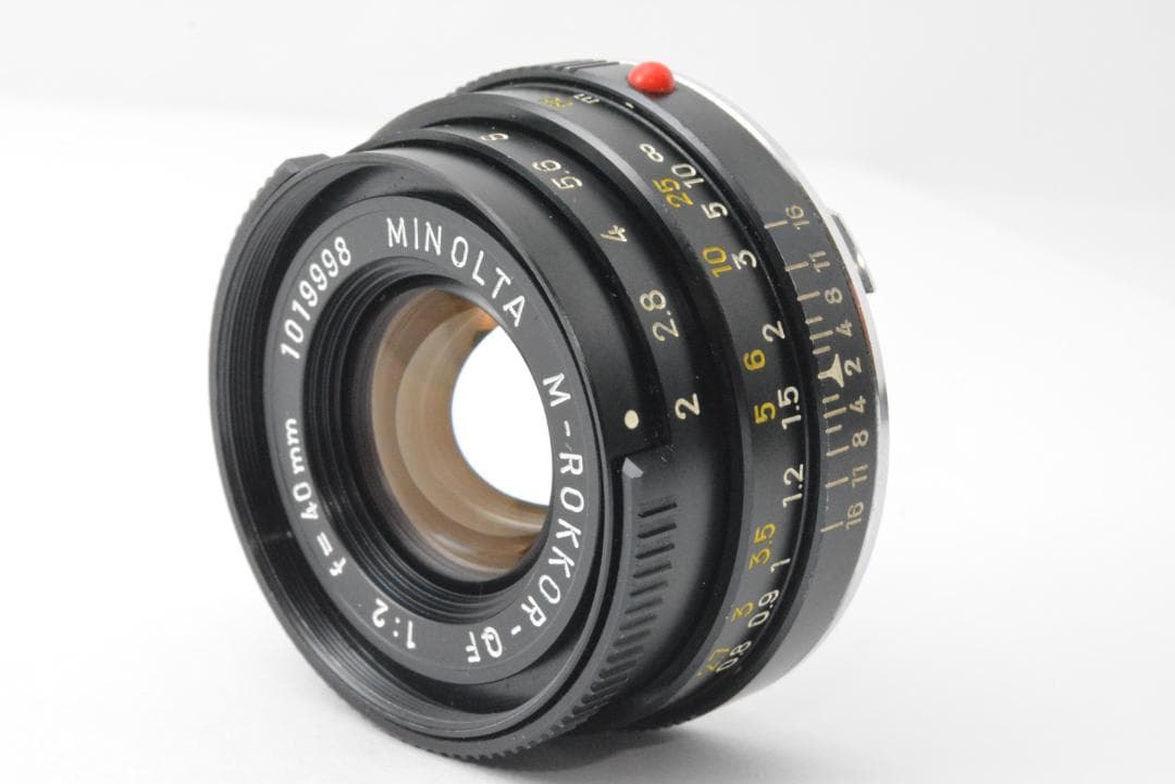 Mマウント★美品★MINOLTA M-ROKKOR-QF 40mm F2