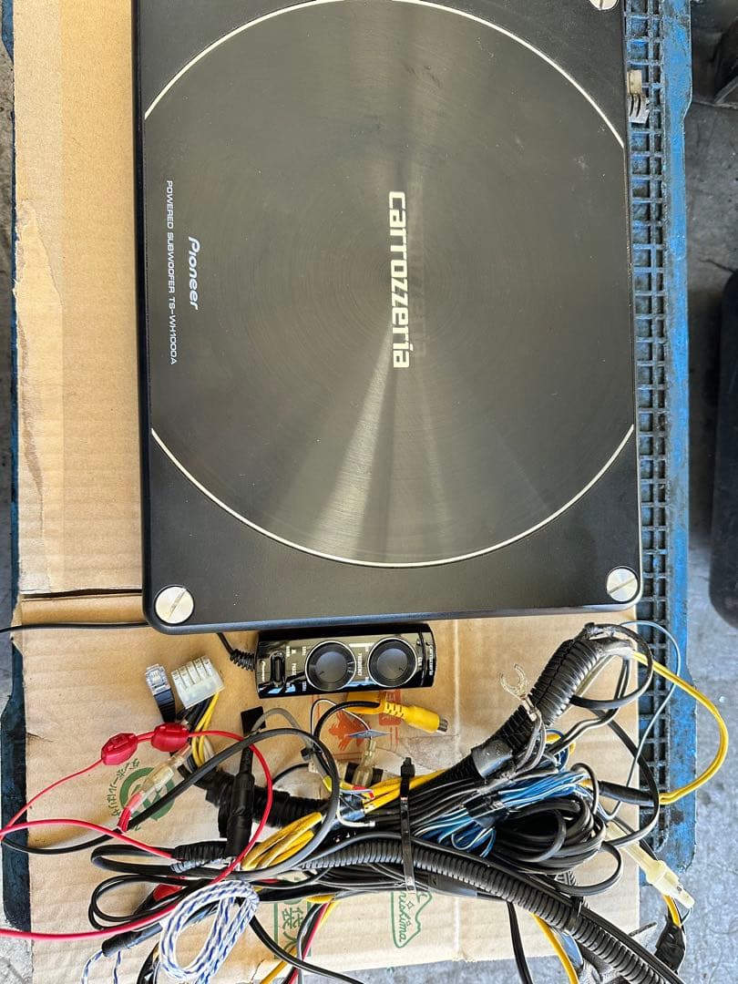 Pioneer carrozzeria ウーファー 配線一式付き
