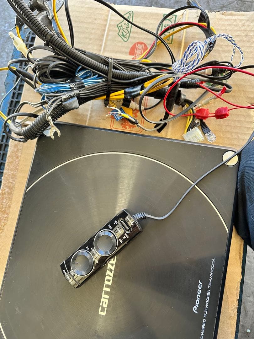 Pioneer carrozzeria ウーファー 配線一式付き