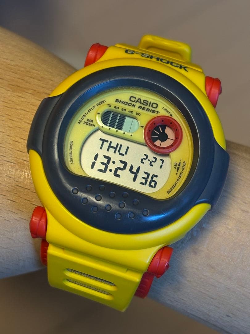 G-SHOCK/イエロー/ジェイソン/復刻/G-001/ビンテージ/良品/時計