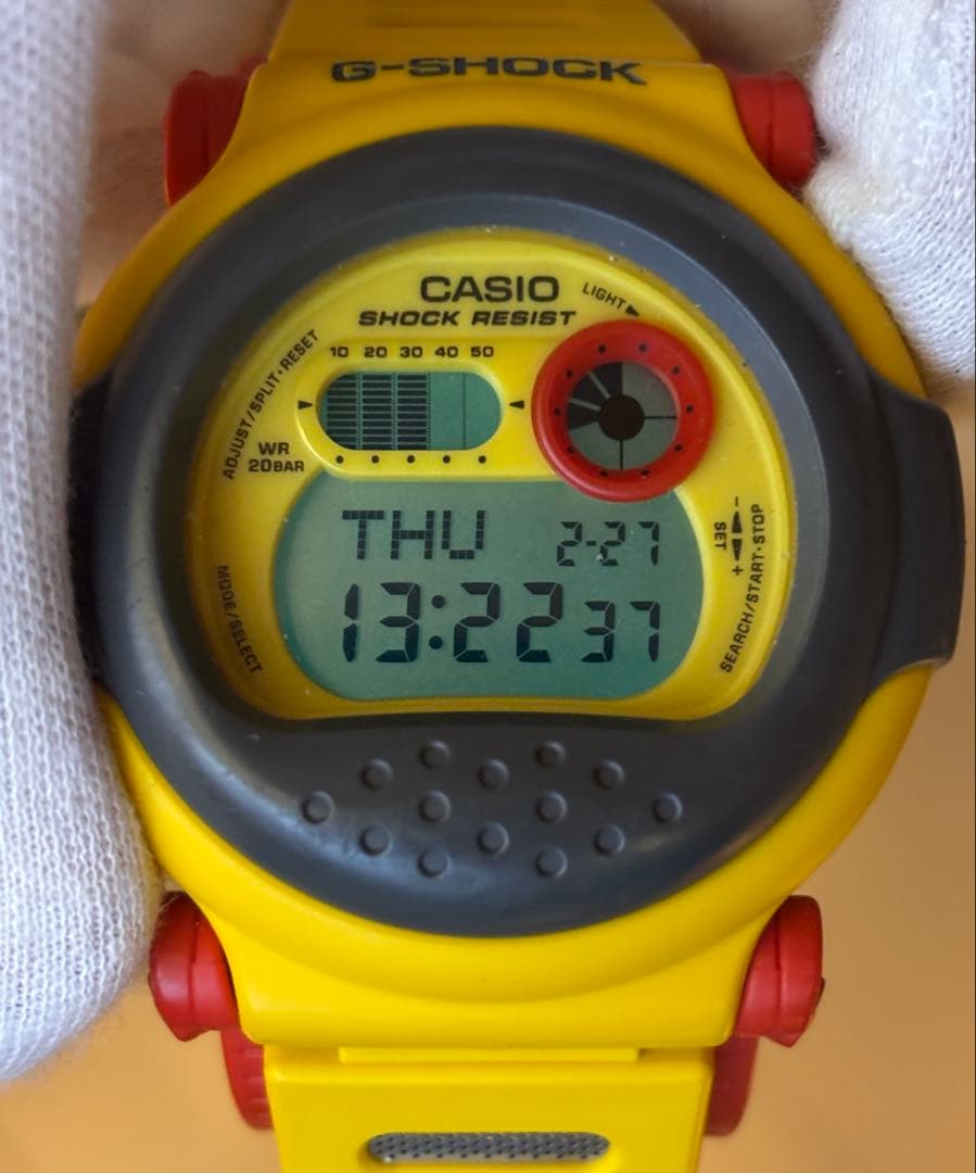 G-SHOCK/イエロー/ジェイソン/復刻/G-001/ビンテージ/良品/時計