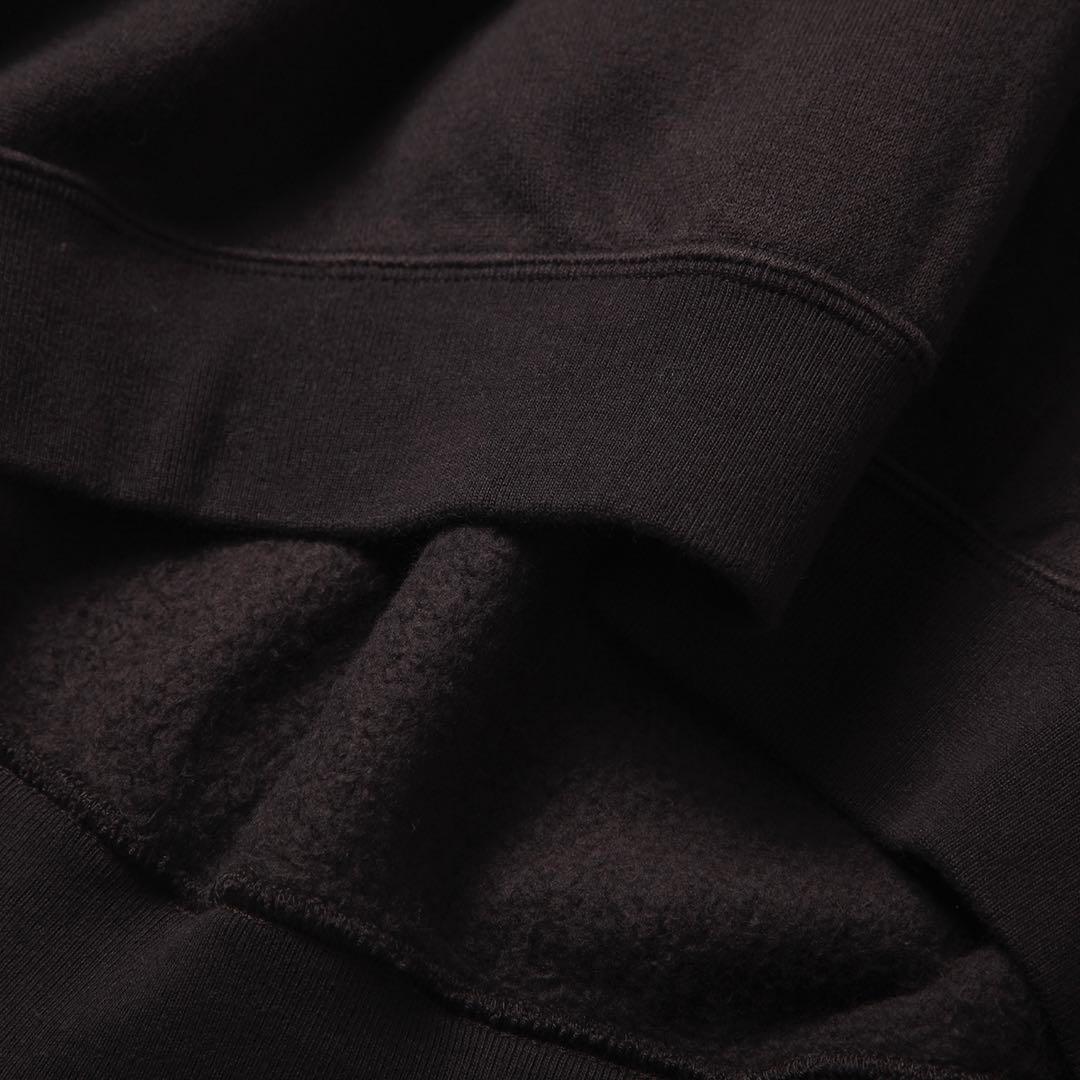 auralee フラッフィー スウェット プルオーバー　ブラウン