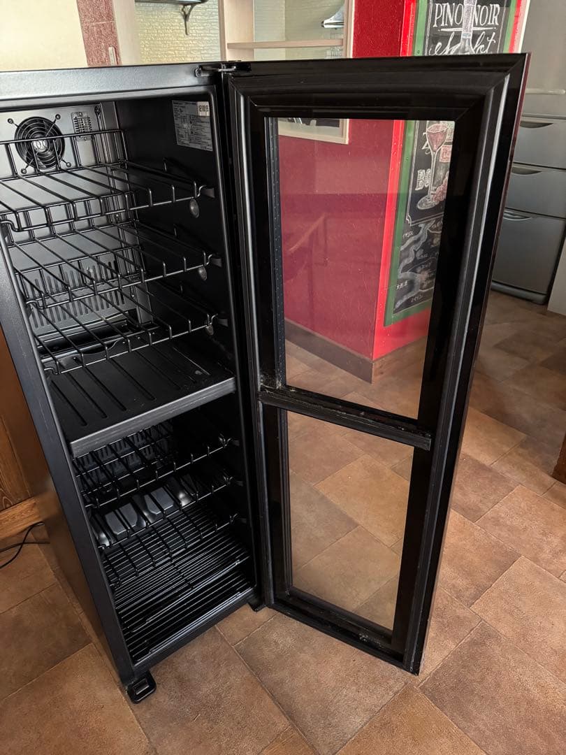 【美品ワインセラー】上下2室個別温度設定フォルスタージャパFJN-105G BK