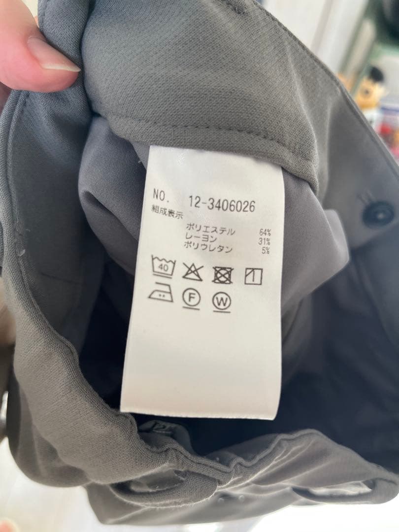 PLST ウォームリザーブ ノーカラージャケット テーパードパンツ