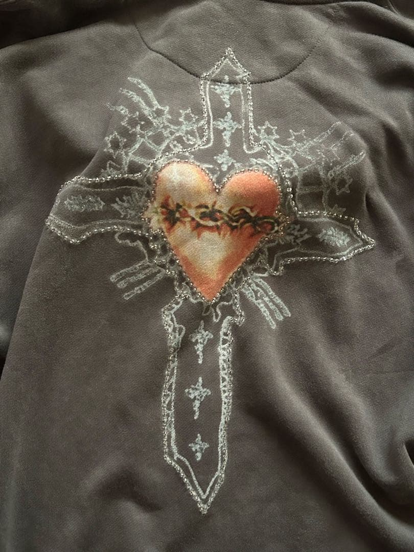 トップス SCULPTOR Beaded Saint Hoodie