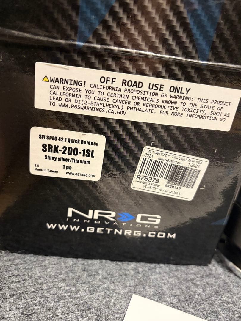 NRG Innovations SRK-200-1SL クイックリリースハブ