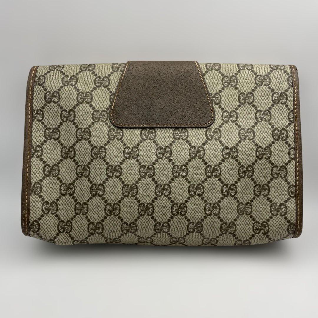 オールド　グッチ　ポーチ　シェリー　GG PVC 159.01.030