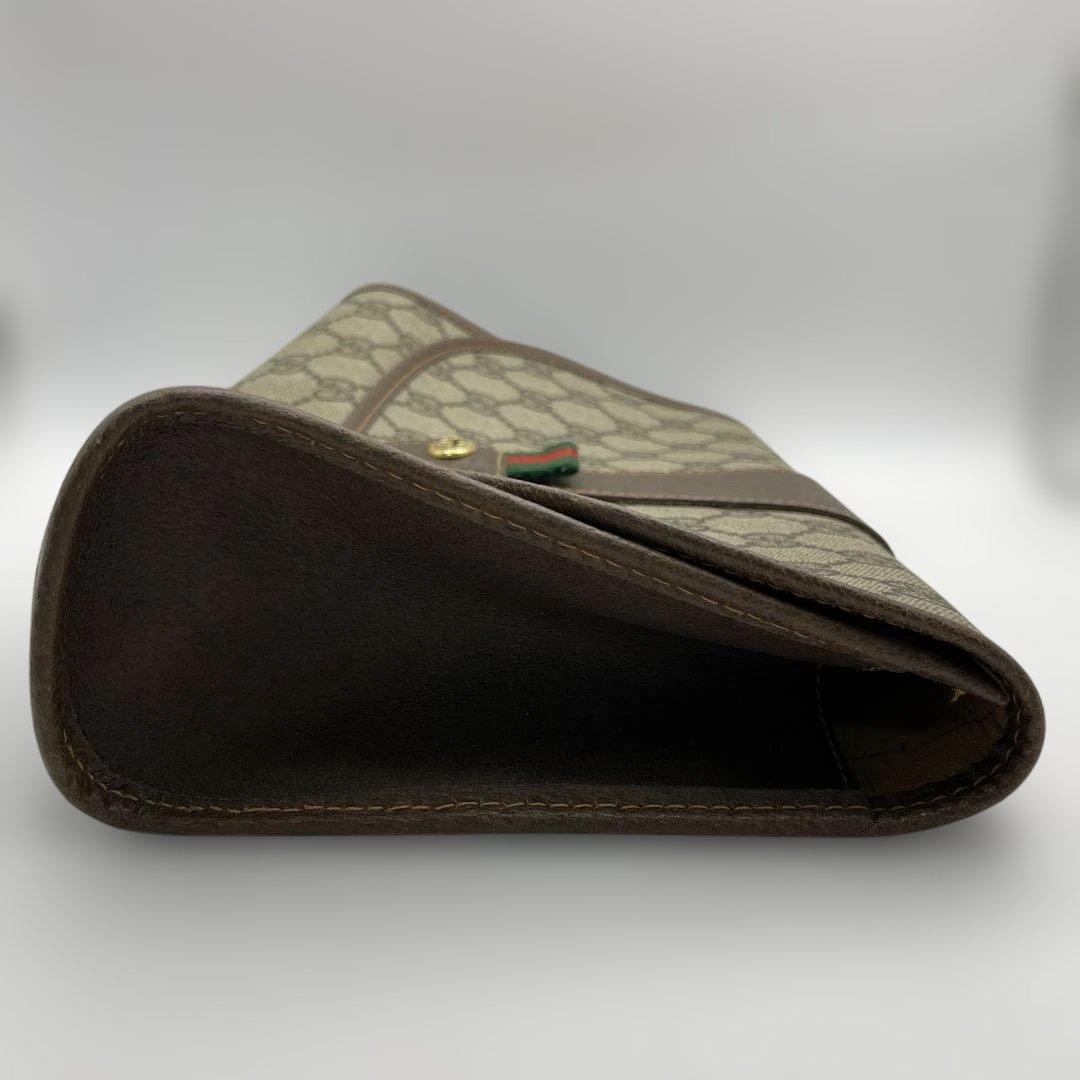 オールド　グッチ　ポーチ　シェリー　GG PVC 159.01.030