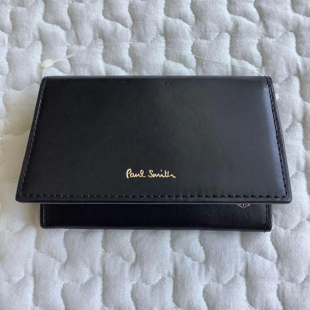 PaulSmith ポールスミス 名刺入 BPS523 ブラック 黒 トランク