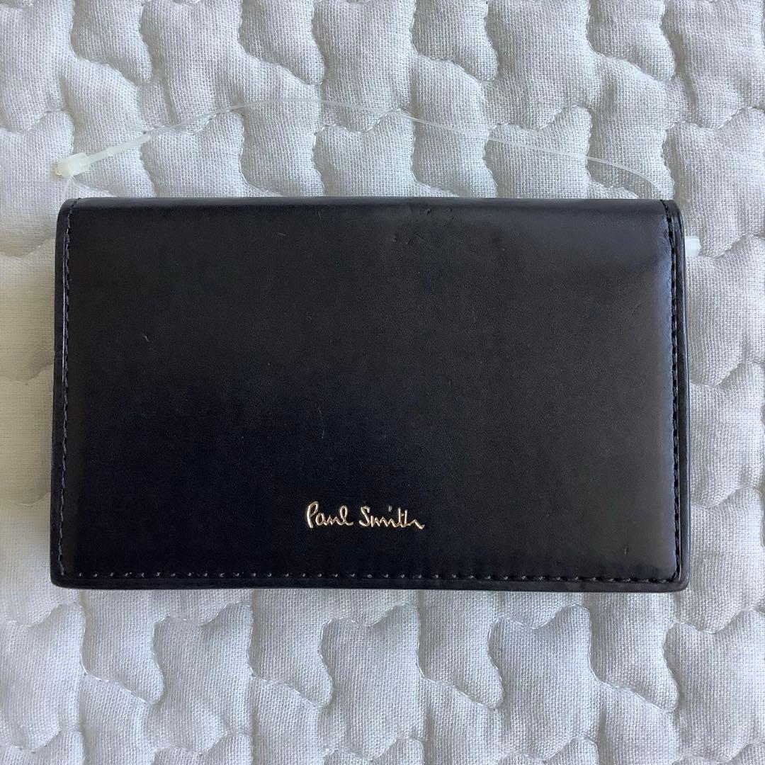 PaulSmith ポールスミス 名刺入 BPS523 ブラック 黒 トランク