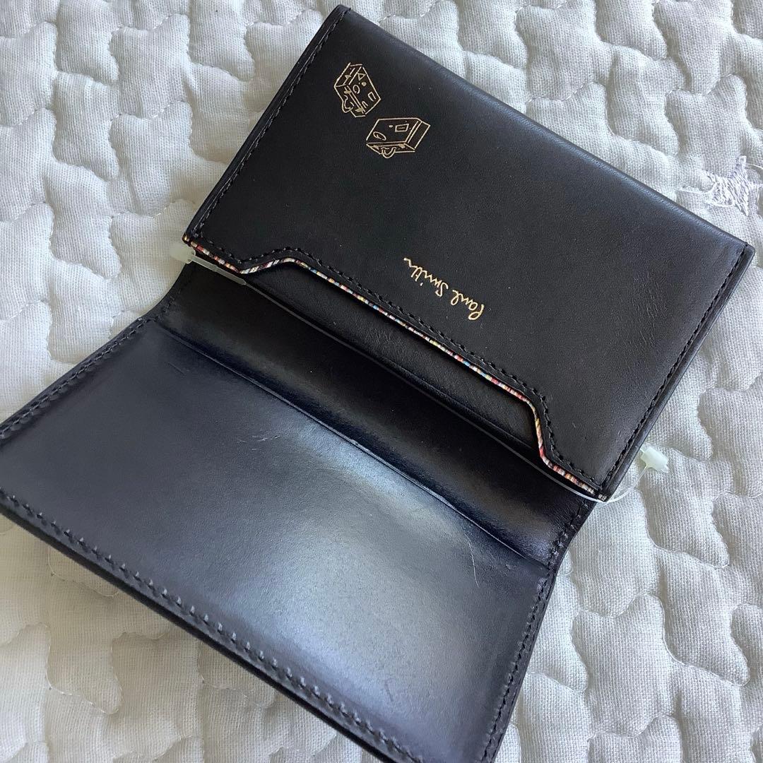 PaulSmith ポールスミス 名刺入 BPS523 ブラック 黒 トランク