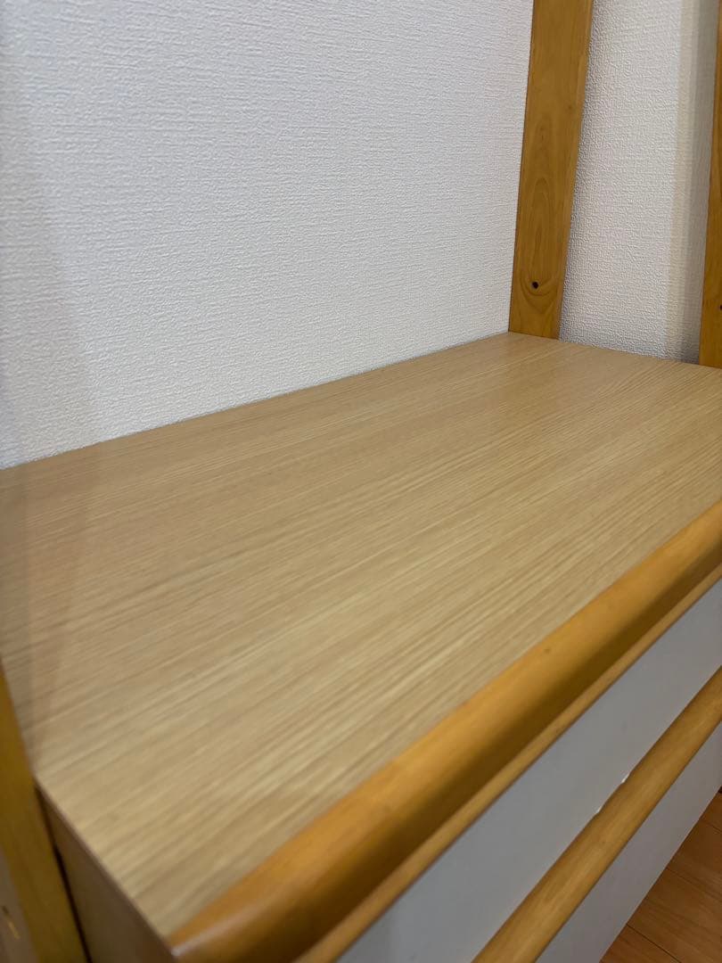 【エリー】ニトリ　ハンガーラック　ワードローブ　二段収納