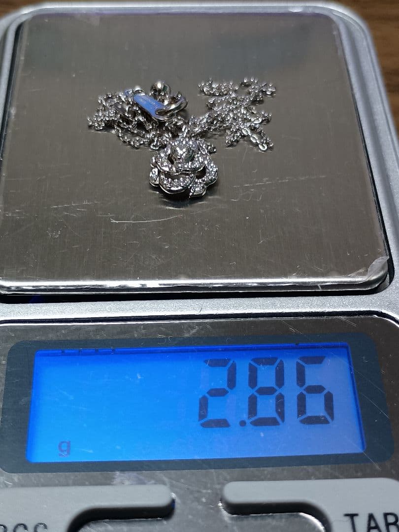 ヴァンドーム プラチナ ダイヤモンド（計0.192ct）ネックレス 粒ダイヤ