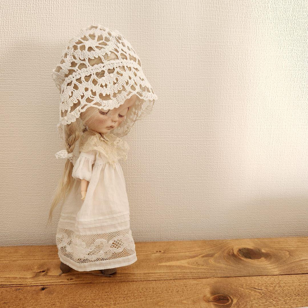 ブライス用アウトフィット アンティークレースボネのセット