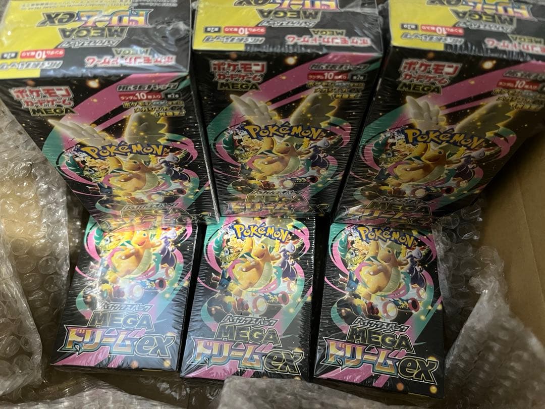 週末お値下げ!!ポケモンカード ハイクラスパック MEGAドリームex ６BOX