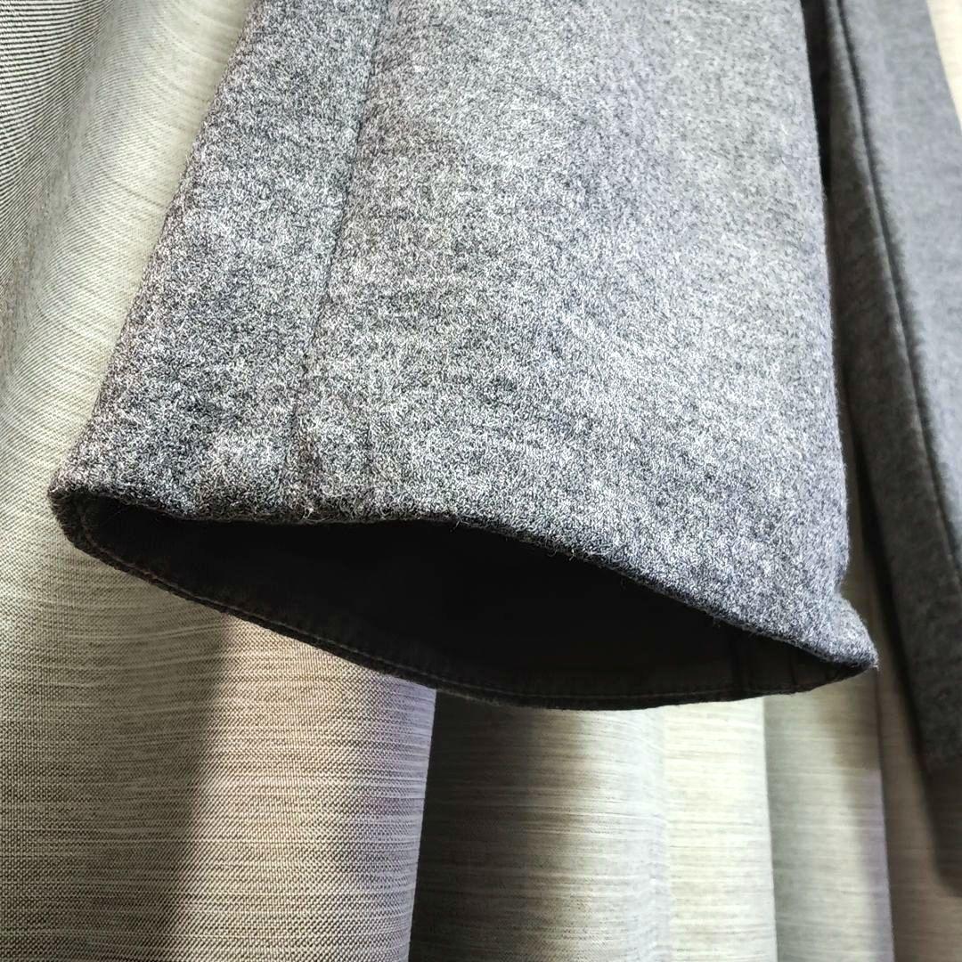 【通常：Theory】上質ウールジャージー スラックス「M：グレーメランジ」