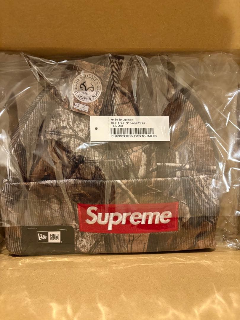 Supreme シュプリーム ニューエラ ボックスロゴ ビーニー リアルツリー