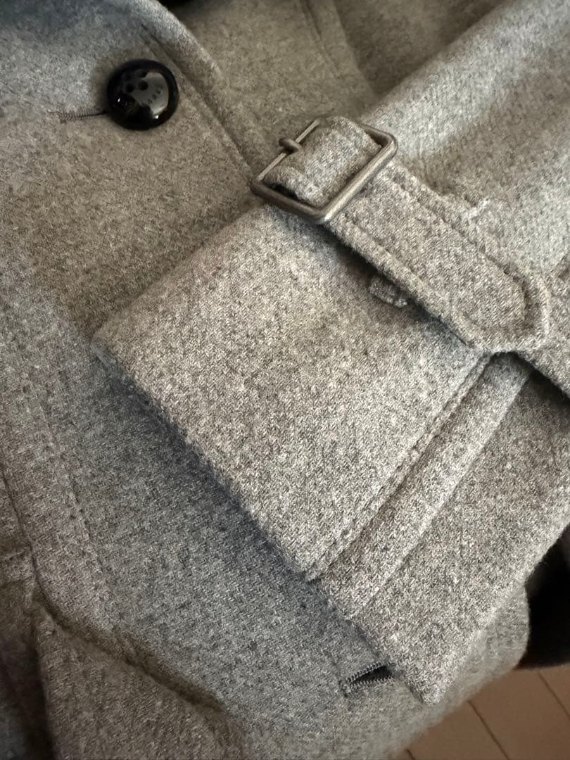 バーバリーブルーレーベルグレー コート