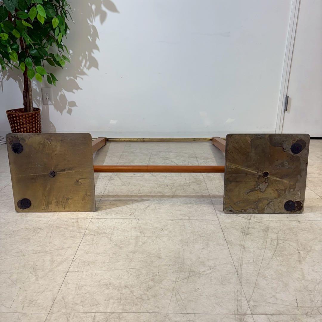 ハンガーラック　真鍮　木　店舗什器　アパレル