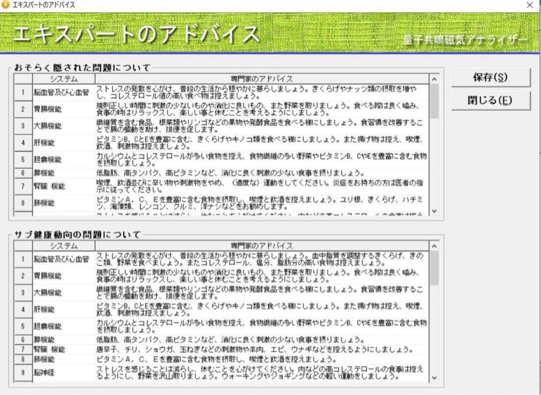 ※新品※日本語　量子波動アナライザー健康管理分析器
