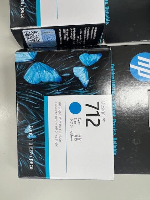 新品未使用　日本HP HP712 インクカートリッジ