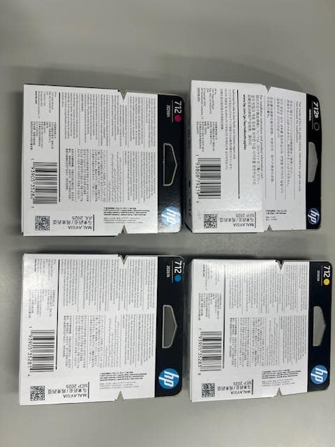新品未使用　日本HP HP712 インクカートリッジ