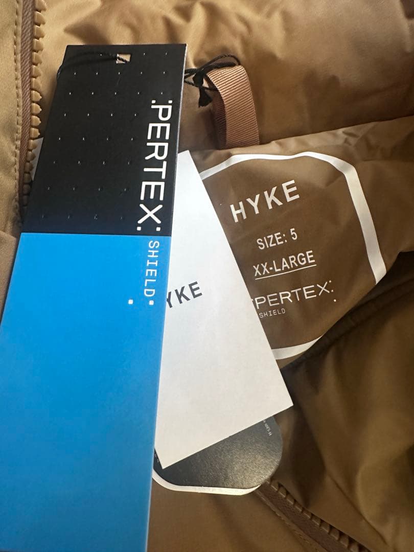 25AW HYKE PERTEX PUFF PARKA 新色　ハイク