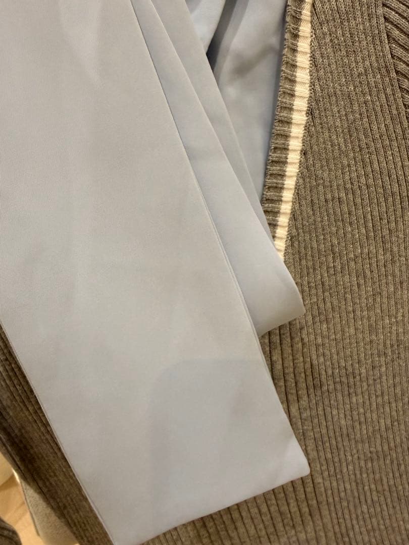 LIP SERVICE リップサービス シャツドッキングプリーツワンピース