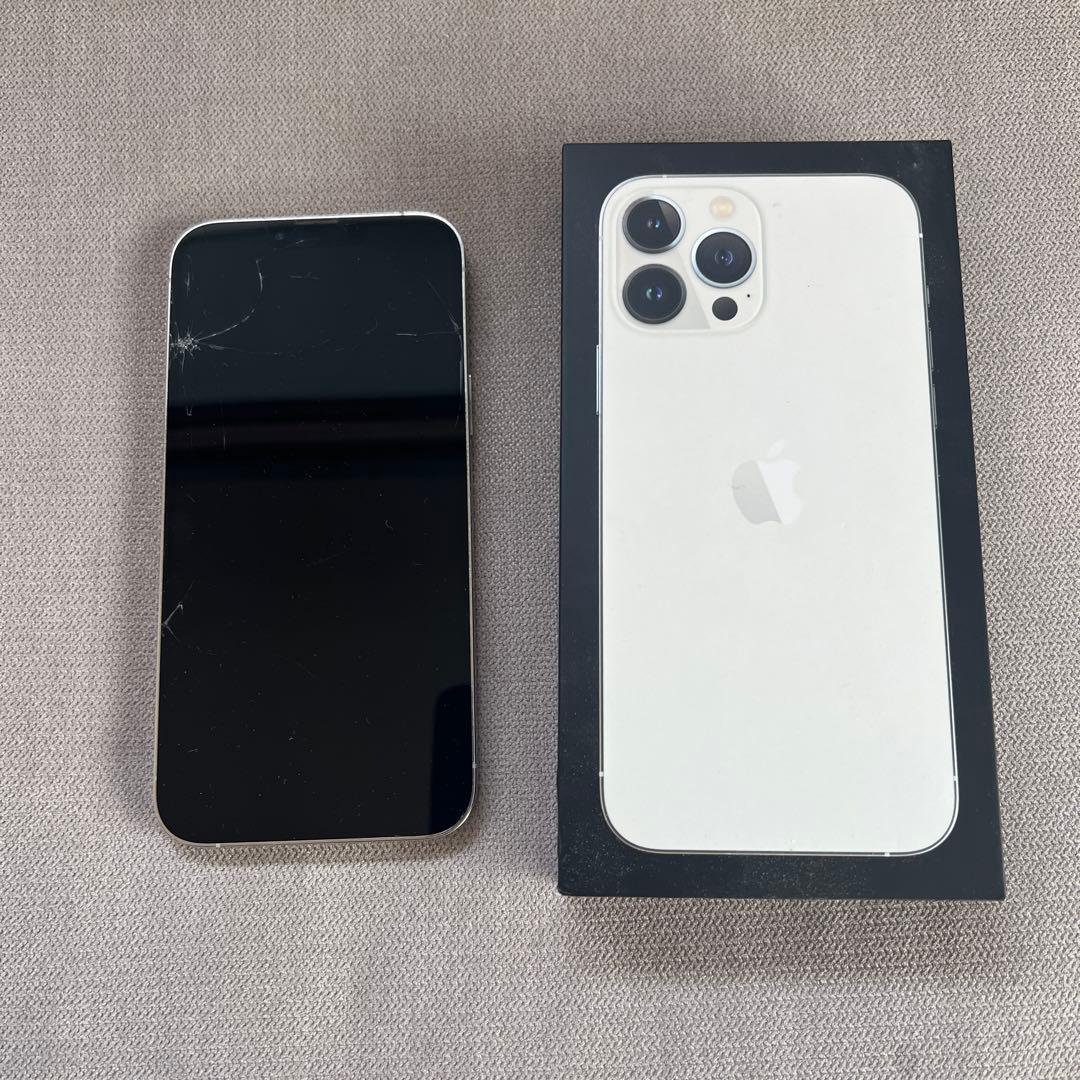 ジャンク iPhone13ProMax シルバー 128GB本体 SIMフリー