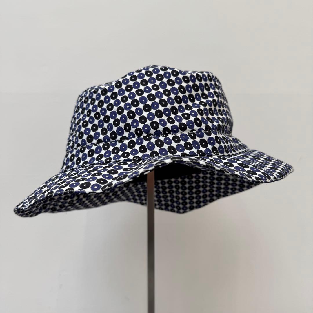 t*t様 【美品】 エルメス バケットハット コットン ネイビー 57 HERM