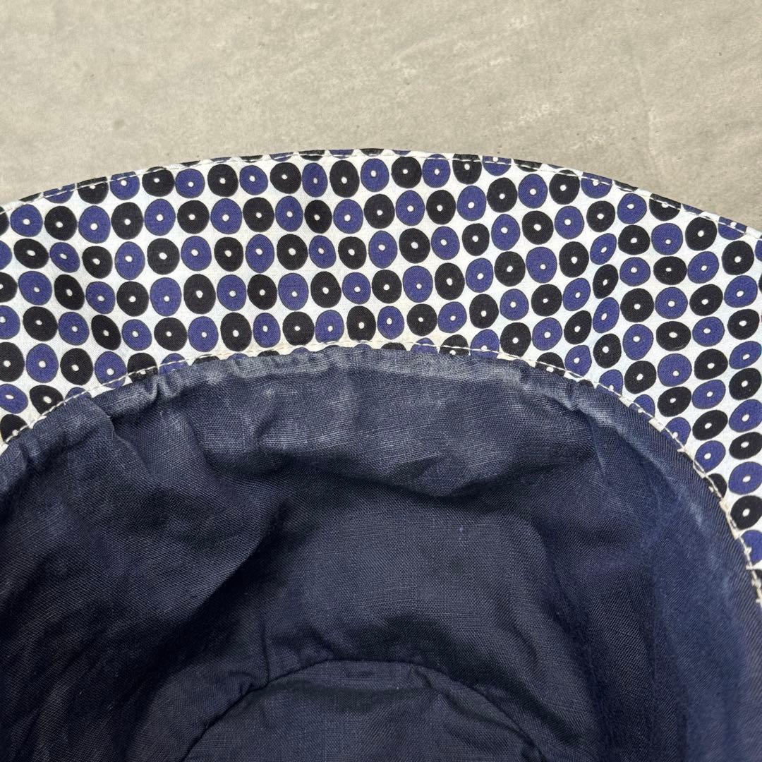 t*t様 【美品】 エルメス バケットハット コットン ネイビー 57 HERM